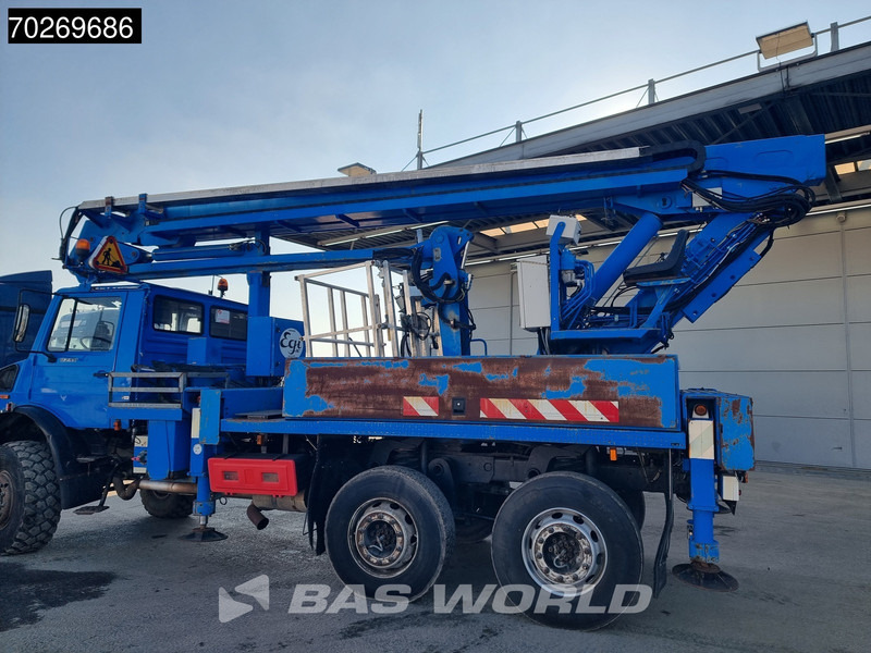 Unimog U2450L 6X6 Unimog Engin EGI TP 226 hubarbeitsbühne Manual Euro 2 - Autokran: das Bild 3 Unimog U2450L 6X6 Unimog Engin EGI TP 226 hubarbeitsbühne Manual Euro 2 - Autokran: das Bild 3