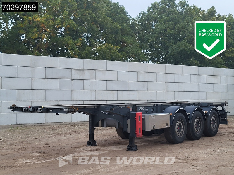 Van Hool A3C002 30ft 20ft Liftachse ADR 4x twistlock - Container/ Wechselfahrgestell Auflieger: das Bild 1 Van Hool A3C002 30ft 20ft Liftachse ADR 4x twistlock - Container/ Wechselfahrgestell Auflieger: das Bild 1