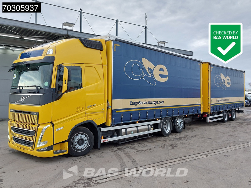 Volvo FH 460 6X2 Curtainsider Combi LNG Engine Sliding roof I-Park cool VEB+ - Plane LKW: das Bild 1 Volvo FH 460 6X2 Curtainsider Combi LNG Engine Sliding roof I-Park cool VEB+ - Plane LKW: das Bild 1