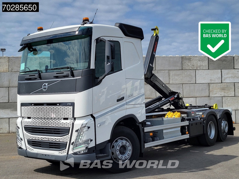Volvo FH 500 6X2 NEW! 21tons HIAB ULT21S59 VEB+ Lift+Lenkachse ACC LED Euro 6 - Abrollkipper: das Bild 1 Volvo FH 500 6X2 NEW! 21tons HIAB ULT21S59 VEB+ Lift+Lenkachse ACC LED Euro 6 - Abrollkipper: das Bild 1