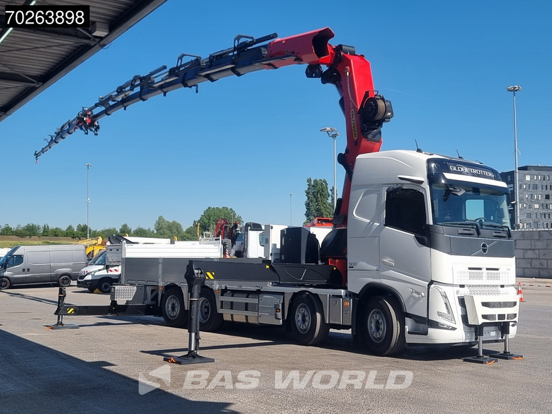 Volvo FH 500 8X2 Palfinger PK92002 SH JIB Kran Lift-Lenkachse Navi Euro 6 - Pritsche LKW, Autokran: das Bild 2 Volvo FH 500 8X2 Palfinger PK92002 SH JIB Kran Lift-Lenkachse Navi Euro 6 - Pritsche LKW, Autokran: das Bild 2
