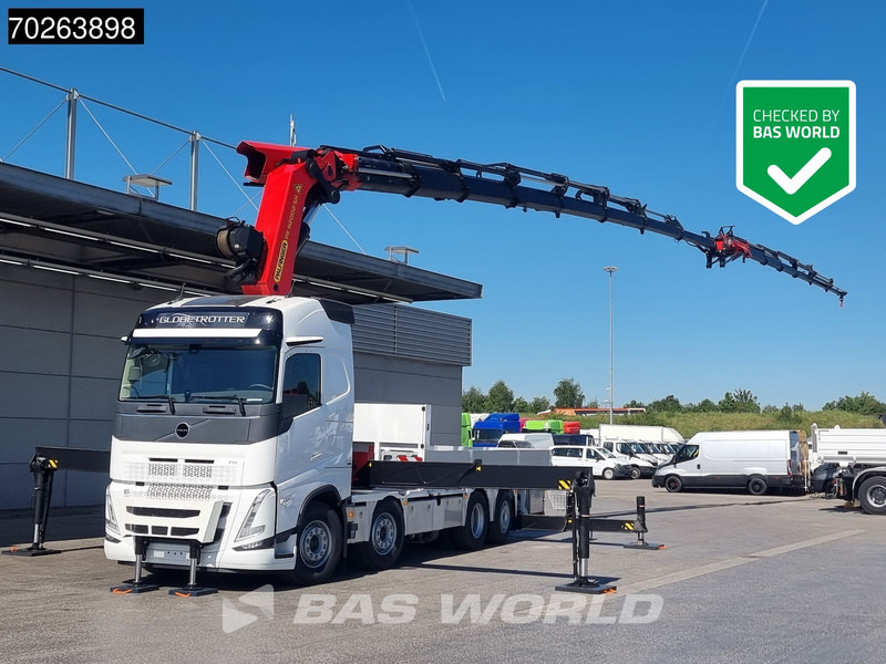 Volvo FH 500 8X2 Palfinger PK92002 SH JIB Kran Lift-Lenkachse Navi Euro 6 - Pritsche LKW, Autokran: das Bild 3 Volvo FH 500 8X2 Palfinger PK92002 SH JIB Kran Lift-Lenkachse Navi Euro 6 - Pritsche LKW, Autokran: das Bild 3
