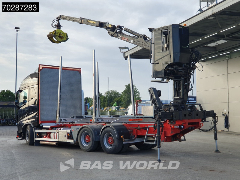 Volvo FH16 750 FH16 6X4 HIAB E96S 79 wood crane Retarder Dynamic-Steering Big-Axle Euro 6 - Holztransporter, Autokran: das Bild 2 Volvo FH16 750 FH16 6X4 HIAB E96S 79 wood crane Retarder Dynamic-Steering Big-Axle Euro 6 - Holztransporter, Autokran: das Bild 2
