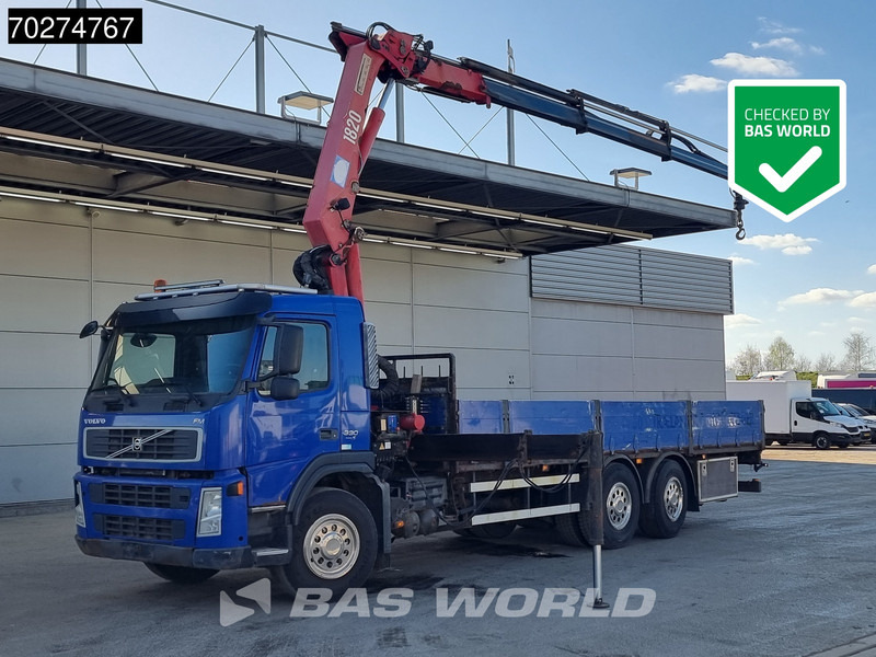 Volvo FM 330 6X2 HMF 1820 K3 Kran Crane Lift+Steering Axle Xenon Euro 5 - Pritsche LKW, Autokran: das Bild 1 Volvo FM 330 6X2 HMF 1820 K3 Kran Crane Lift+Steering Axle Xenon Euro 5 - Pritsche LKW, Autokran: das Bild 1