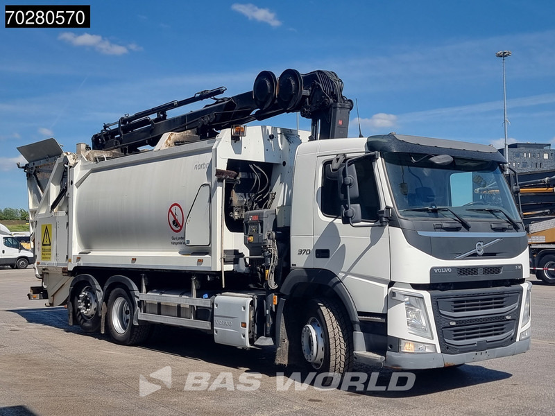 Müllwagen Volvo FM 370 6X2 Hiab X-Hipro 162 Kran GeesinkNorba Lift+Lenkachse VEB Euro 6: das Bild 15