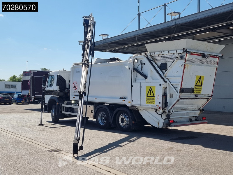 Müllwagen Volvo FM 370 6X2 Hiab X-Hipro 162 Kran GeesinkNorba Lift+Lenkachse VEB Euro 6: das Bild 6