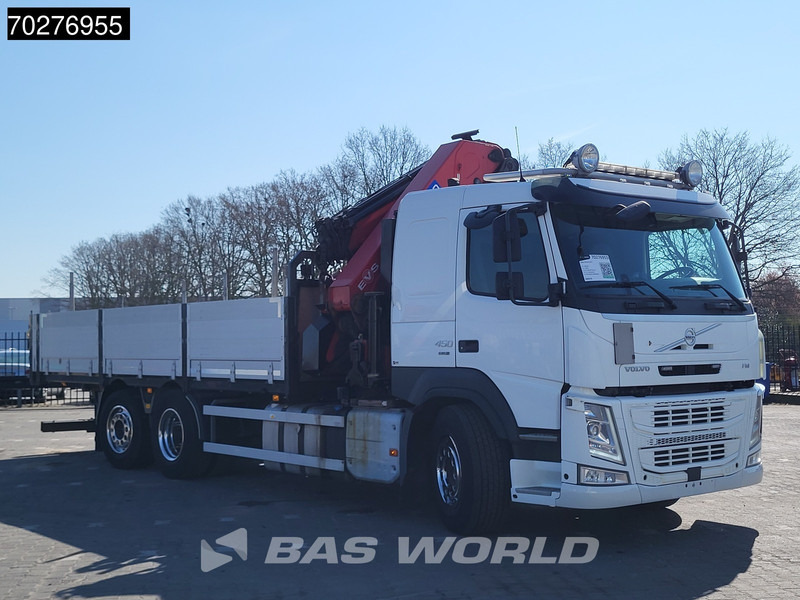Pritsche LKW, Autokran Volvo FM 450 6X2 HMF 3220 Crane Kran Lift-Lenkachse VEB+ Euro 6: das Bild 15