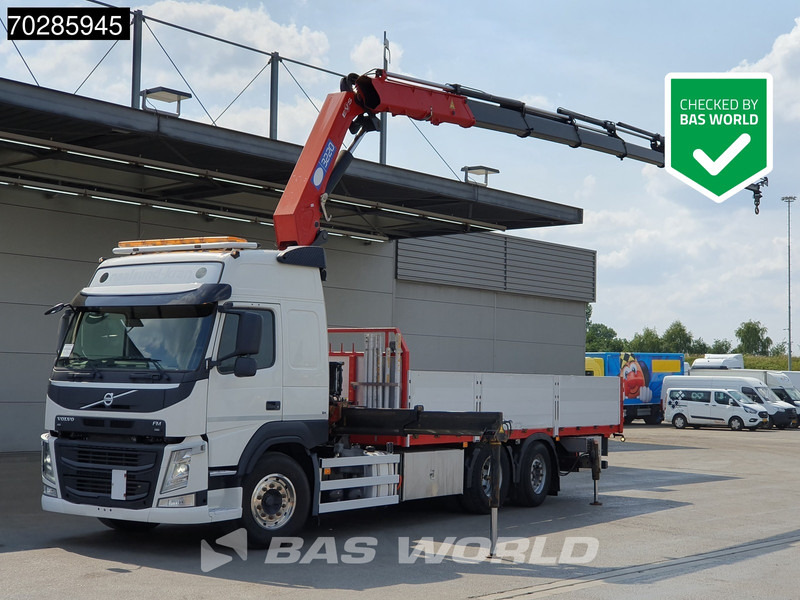 Volvo FM 500 6X2 HMF 3220-K7 Lift-Steering Axle Crane Kran Euro 6 - Pritsche LKW, Autokran: das Bild 1 Volvo FM 500 6X2 HMF 3220-K7 Lift-Steering Axle Crane Kran Euro 6 - Pritsche LKW, Autokran: das Bild 1