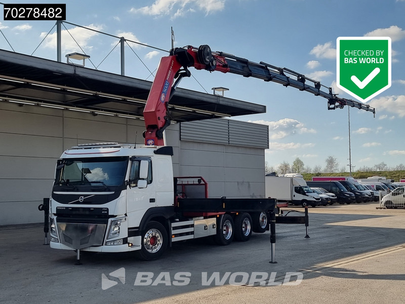Volvo FM 500 8X4 HMF5020 K6 + Fly Jib Lift+Lenkachse Crane Kran Euro 6 - Pritsche LKW, Autokran: das Bild 1 Volvo FM 500 8X4 HMF5020 K6 + Fly Jib Lift+Lenkachse Crane Kran Euro 6 - Pritsche LKW, Autokran: das Bild 1