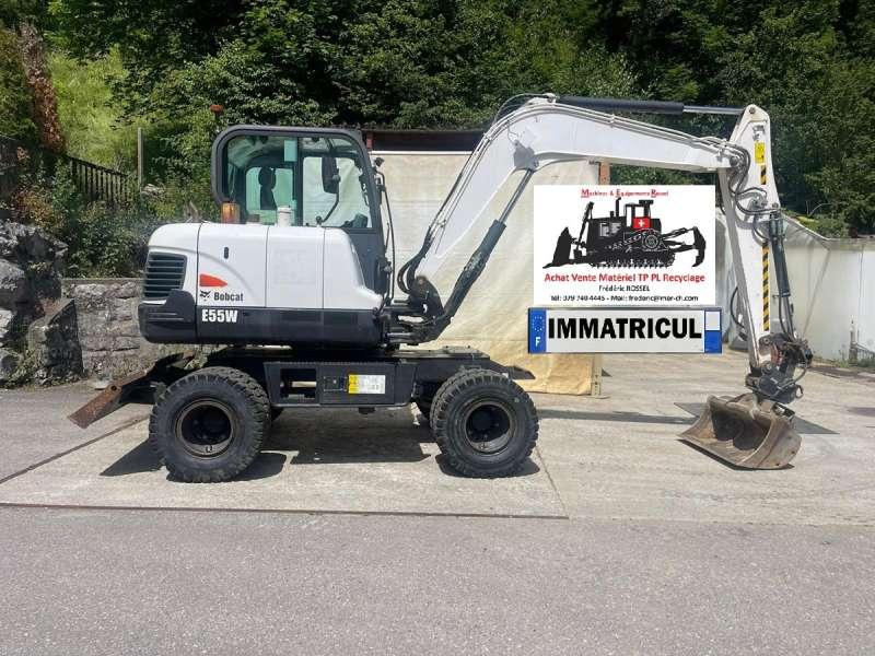 Bobcat E55W - Mobilbagger: das Bild 1 Bobcat E55W - Mobilbagger: das Bild 1