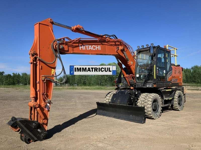 Hitachi ZX180W-7 - Mobilbagger: das Bild 1 Hitachi ZX180W-7 - Mobilbagger: das Bild 1