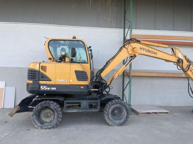 Hyundai R55W-9A - Mobilbagger: das Bild 1 Hyundai R55W-9A - Mobilbagger: das Bild 1