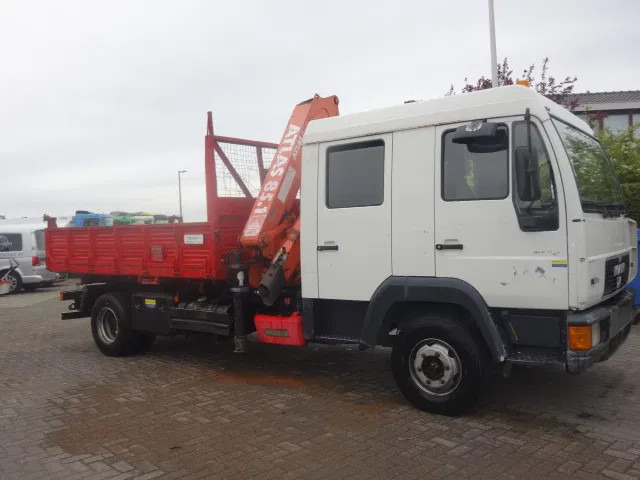 MAN 12.224 DC,8,5 TON ATLAS KRAAN,KIPPER,MANUAL POMP - Kipper, Autokran: das Bild 3 MAN 12.224 DC,8,5 TON ATLAS KRAAN,KIPPER,MANUAL POMP - Kipper, Autokran: das Bild 3