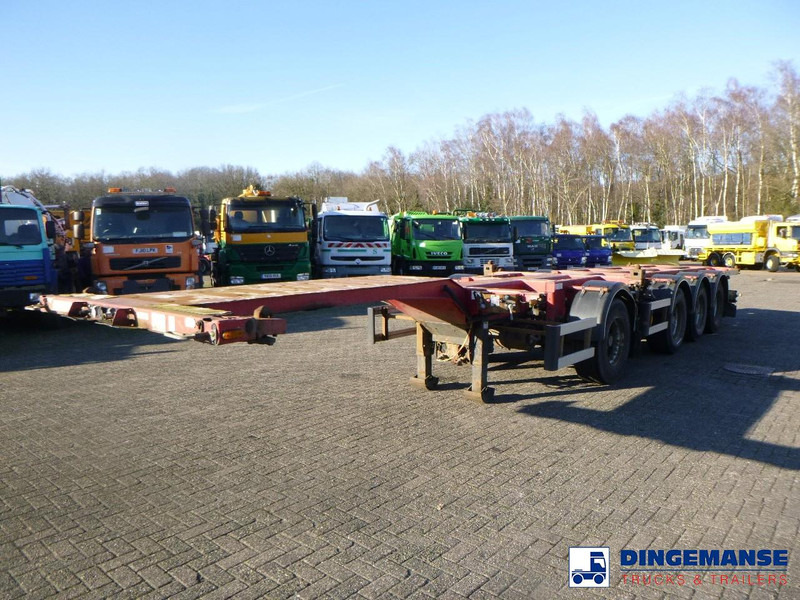 D-Tec 4-axle container combi trailer (3 + 1 axles) 20-30-40-45 ft - Container/ Wechselfahrgestell Auflieger: das Bild 1 D-Tec 4-axle container combi trailer (3 + 1 axles) 20-30-40-45 ft - Container/ Wechselfahrgestell Auflieger: das Bild 1