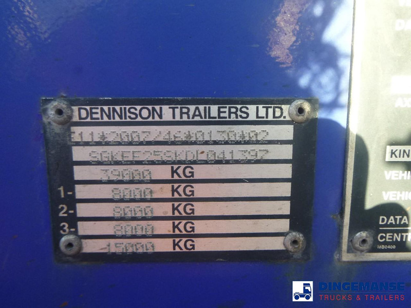 Container/ Wechselfahrgestell Auflieger Dennison 3-axle container trailer 20-30-40-45 ft: das Bild 13