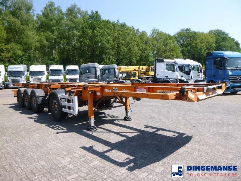 Dennison 4-axle container combi trailer (3 + 1 axles) 20-30-40-45 ft - Container/ Wechselfahrgestell Auflieger: das Bild 2 Dennison 4-axle container combi trailer (3 + 1 axles) 20-30-40-45 ft - Container/ Wechselfahrgestell Auflieger: das Bild 2