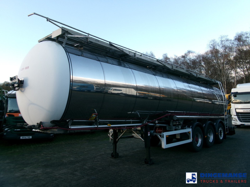 Feldbinder Chemical tank inox 33.5 m3 / 1 comp + pump - Tankauflieger: das Bild 1 Feldbinder Chemical tank inox 33.5 m3 / 1 comp + pump - Tankauflieger: das Bild 1