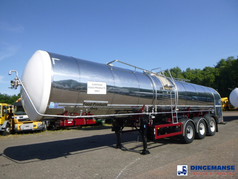Feldbinder Food tank inox 30 m3 / 1 comp - Tankauflieger: das Bild 1 Feldbinder Food tank inox 30 m3 / 1 comp - Tankauflieger: das Bild 1