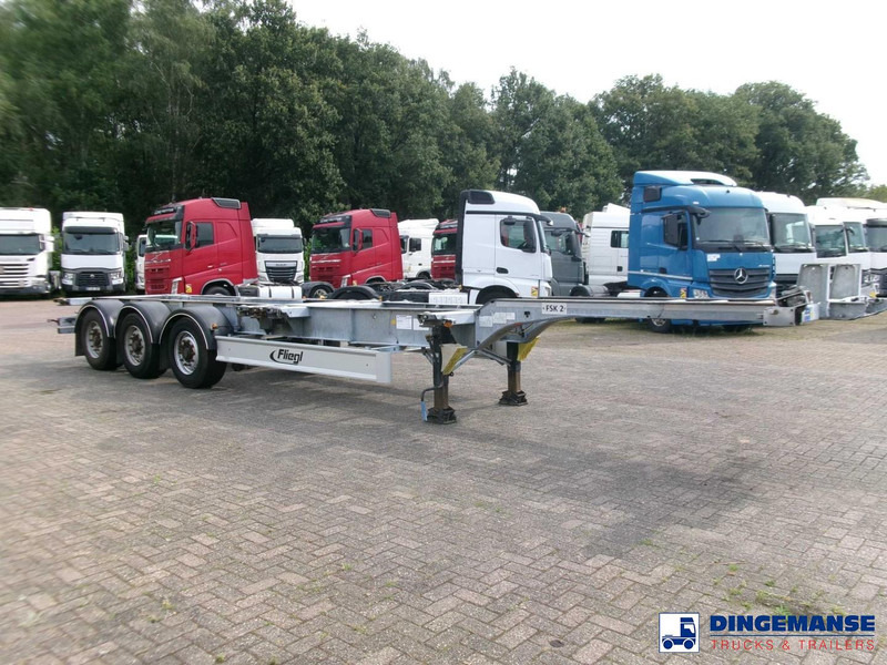 Fliegl 3-axle container trailer 45 ft - Container/ Wechselfahrgestell Auflieger: das Bild 2 Fliegl 3-axle container trailer 45 ft - Container/ Wechselfahrgestell Auflieger: das Bild 2