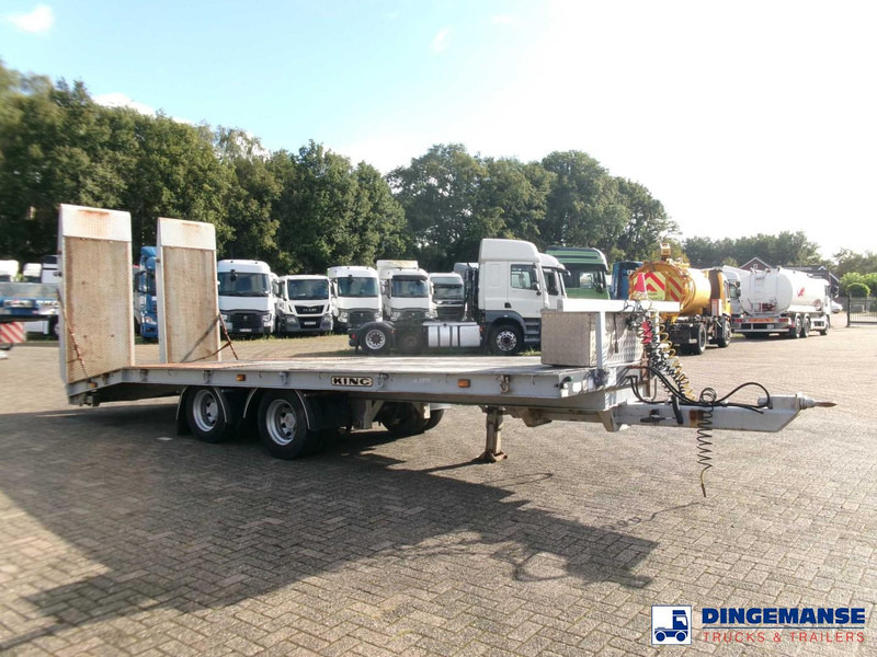 KING 2-axle platform drawbar trailer 14t + ramps - Pritschenanhänger/ Plattformanhänger: das Bild 2 KING 2-axle platform drawbar trailer 14t + ramps - Pritschenanhänger/ Plattformanhänger: das Bild 2