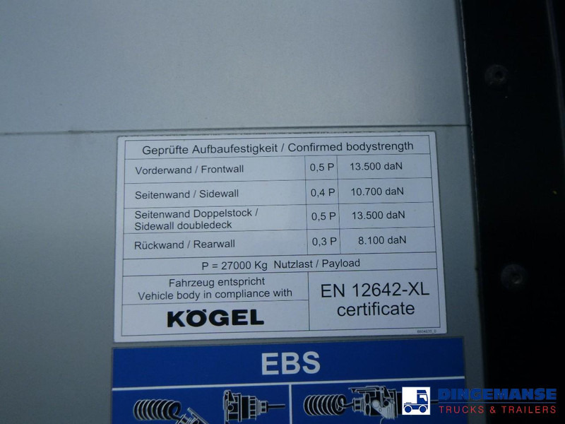Planenauflieger Kögel Curtain side trailer S24-1: das Bild 18