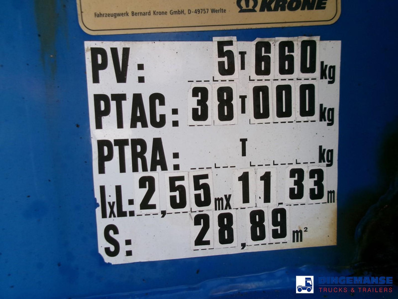 Container/ Wechselfahrgestell Auflieger Krone 3-axle container trailer 20-30-40-45 ft SDC27: das Bild 18 Container/ Wechselfahrgestell Auflieger Krone 3-axle container trailer 20-30-40-45 ft SDC27: das Bild 18