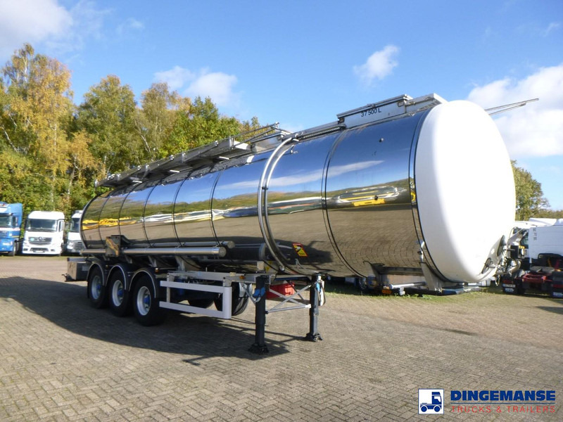 LAG Chemical tank inox 37.5 m3 / 1 comp - Tankauflieger: das Bild 2 LAG Chemical tank inox 37.5 m3 / 1 comp - Tankauflieger: das Bild 2