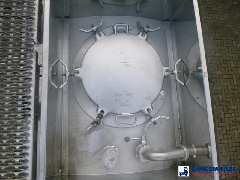 Tankauflieger LAG Food tank inox 32m3 / 3 comp + pump + steam heating + webasto: das Bild 20