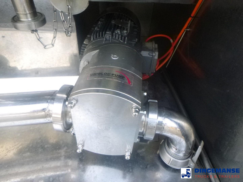 Tankauflieger LAG Food tank inox 32m3 / 3 comp + pump + steam heating + webasto: das Bild 7