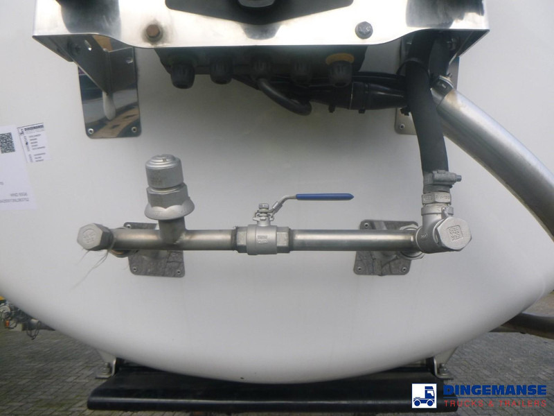 Tankauflieger LAG Food tank inox 32m3 / 3 comp + pump + steam heating + webasto: das Bild 16