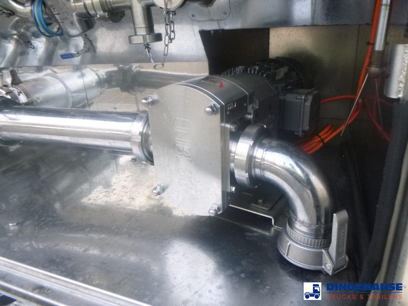 Tankauflieger LAG Food tank inox 32m3 / 3 comp + pump + steam heating + webasto: das Bild 8