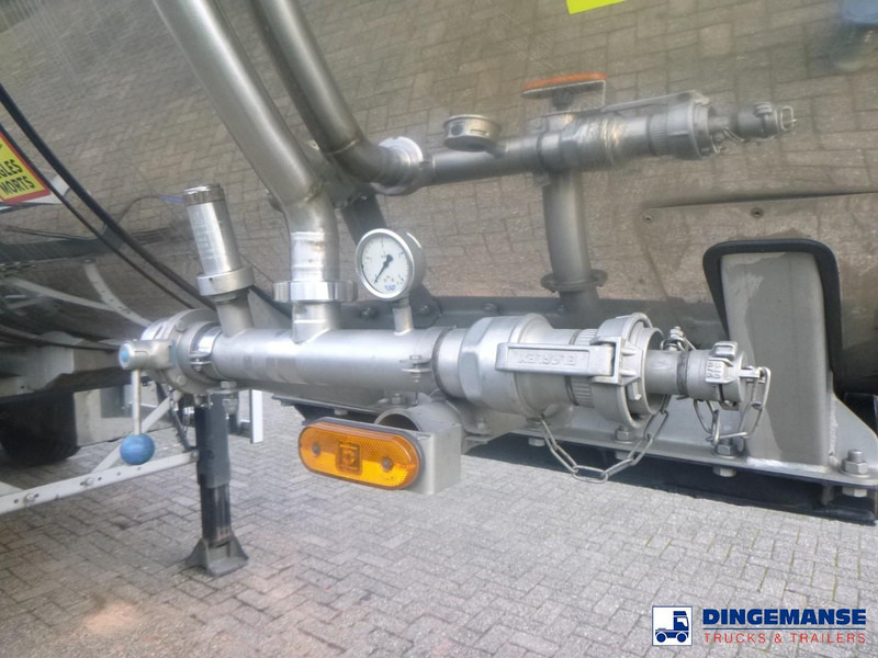 Tankauflieger LAG Food tank inox 32m3 / 3 comp + pump + steam heating + webasto: das Bild 15