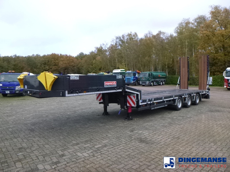 Langendorf 3-axle semi-lowbed trailer 48T ext. 13.5 m + ramps - Tieflader Auflieger: das Bild 1 Langendorf 3-axle semi-lowbed trailer 48T ext. 13.5 m + ramps - Tieflader Auflieger: das Bild 1
