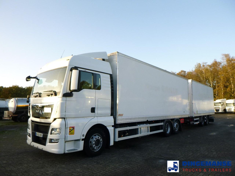 MAN TGX 26.440 6X2 high volume + Fruehauf closed box trailer - Koffer LKW: das Bild 1 MAN TGX 26.440 6X2 high volume + Fruehauf closed box trailer - Koffer LKW: das Bild 1