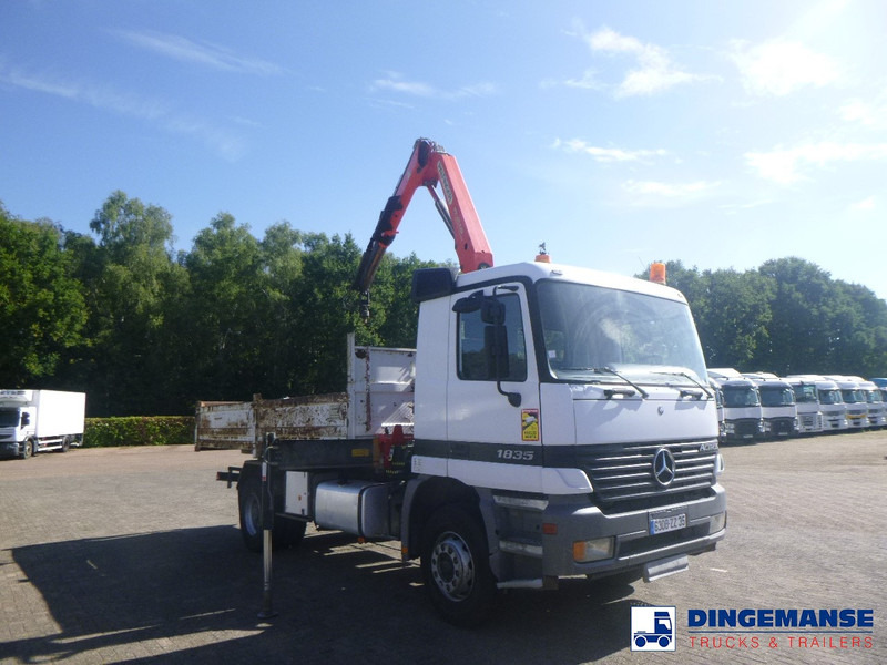 Mercedes-Benz Actros 1835 4x2 tipper + Palfinger PK12000 - Autokran: das Bild 3 Mercedes-Benz Actros 1835 4x2 tipper + Palfinger PK12000 - Autokran: das Bild 3