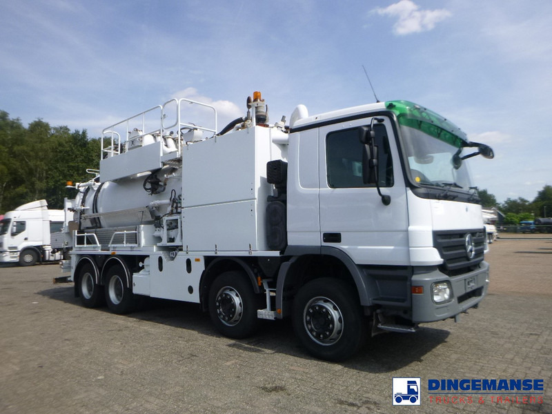 Mercedes-Benz Actros 3241 8x4 RHD Huwer vacuum tank / hydrocureur 15 m3 - Saug-/ Spülfahrzeug: das Bild 2 Mercedes-Benz Actros 3241 8x4 RHD Huwer vacuum tank / hydrocureur 15 m3 - Saug-/ Spülfahrzeug: das Bild 2