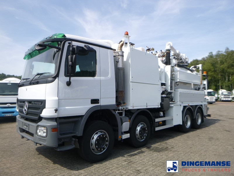 Mercedes-Benz Actros 3241 8x4 RHD Huwer vacuum tank / hydrocureur 15 m3 - Saug-/ Spülfahrzeug: das Bild 1 Mercedes-Benz Actros 3241 8x4 RHD Huwer vacuum tank / hydrocureur 15 m3 - Saug-/ Spülfahrzeug: das Bild 1