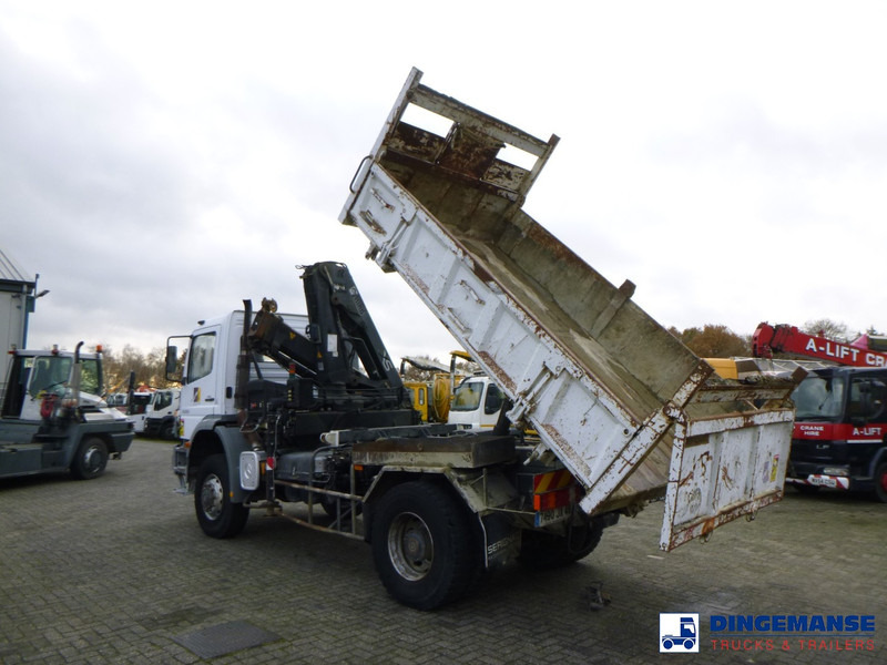 Mercedes-Benz Atego 1828 4x4 tipper + Hiab 166 B-2 CL - Autokran: das Bild 3 Mercedes-Benz Atego 1828 4x4 tipper + Hiab 166 B-2 CL - Autokran: das Bild 3