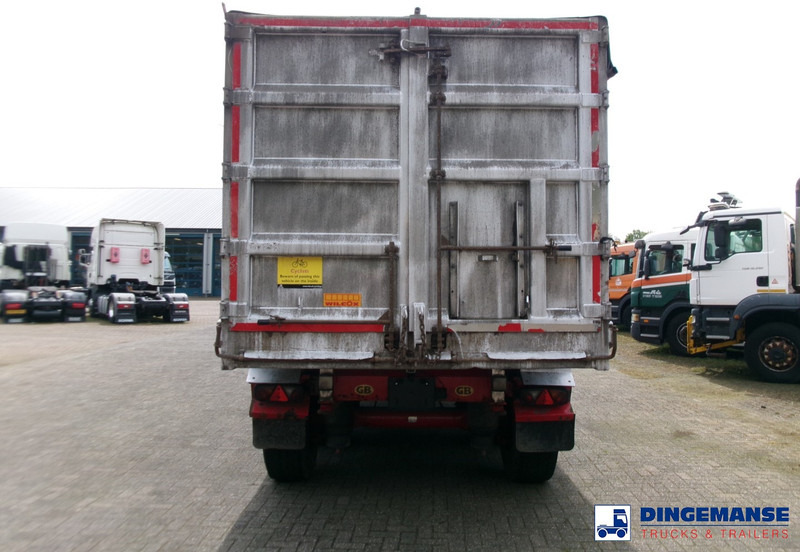 Kipper Transporter Montracon Tipper trailer alu 55 m3 + tarpaulin: das Bild 6