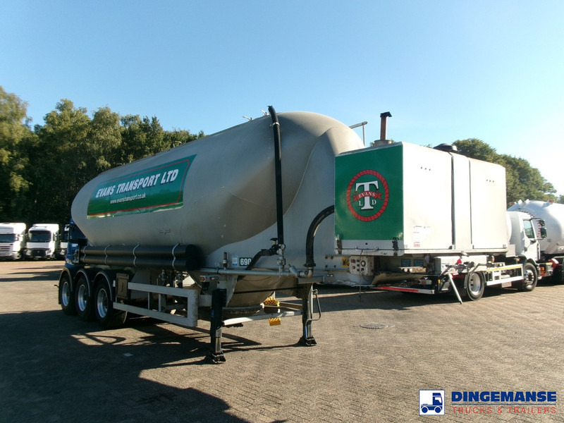 SPITZER Powder tank alu 37 m3 / 1 comp + compressor - Tankauflieger: das Bild 2 SPITZER Powder tank alu 37 m3 / 1 comp + compressor - Tankauflieger: das Bild 2