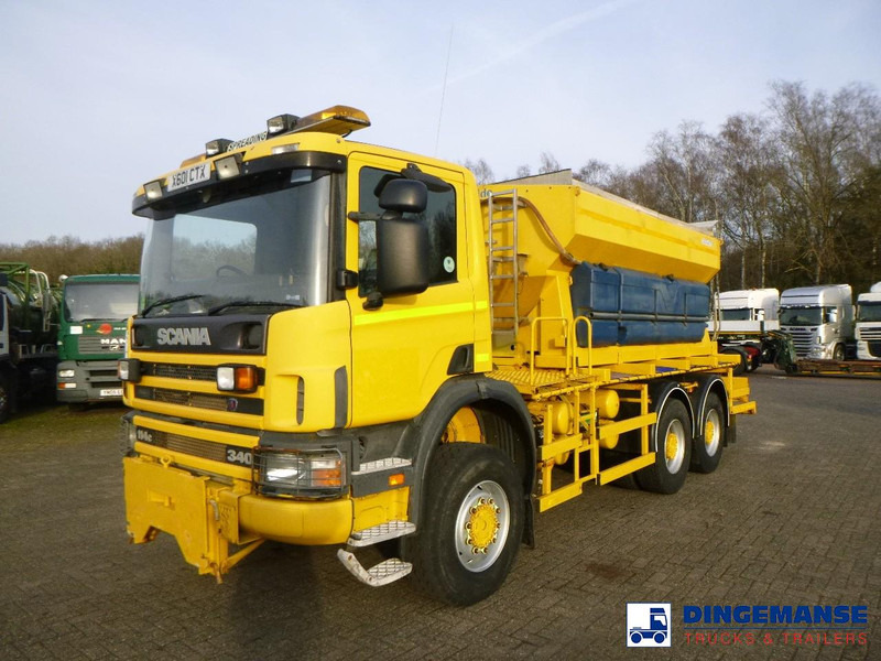 Scania P114-340 CB 6X6 RHD gritter / snow plough - Schneeräumfahrzeug: das Bild 1 Scania P114-340 CB 6X6 RHD gritter / snow plough - Schneeräumfahrzeug: das Bild 1