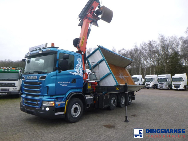 Scania R 500 8X2 tipper + Palfinger PK27001 EHD - Autokran: das Bild 5 Scania R 500 8X2 tipper + Palfinger PK27001 EHD - Autokran: das Bild 5