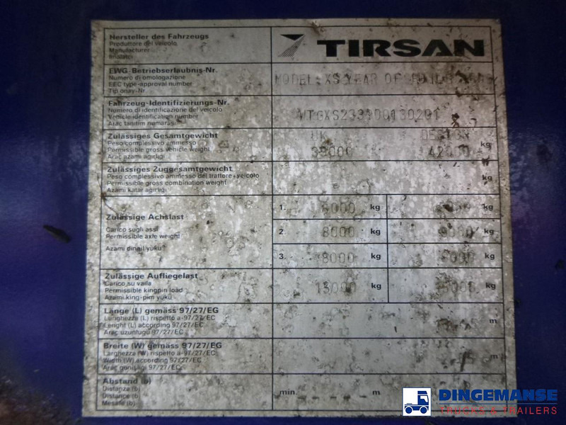 Tirsan 3 axle Platform trailer - Pritschenauflieger/ Plattformauflieger: das Bild 5 Tirsan 3 axle Platform trailer - Pritschenauflieger/ Plattformauflieger: das Bild 5