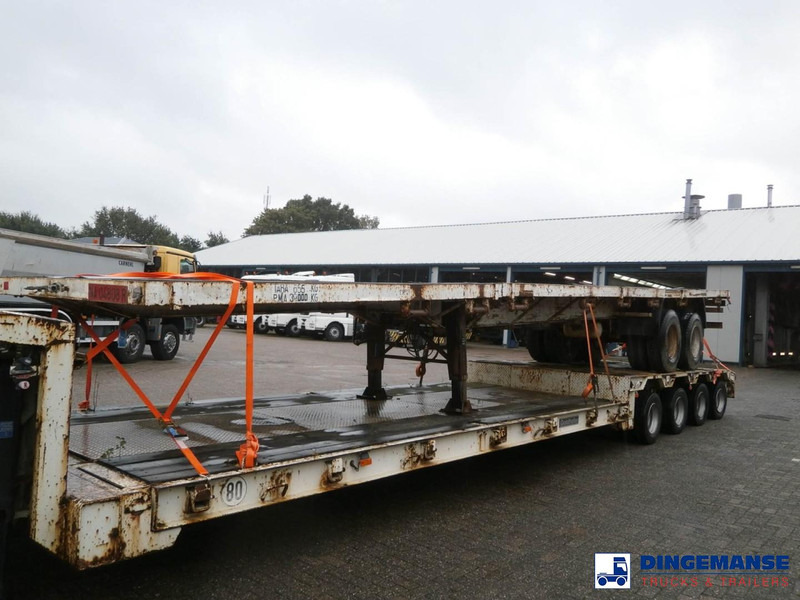 Traylona 2-axle platform trailer 39000KG / Extendable 19M - Tieflader Auflieger: das Bild 1 Traylona 2-axle platform trailer 39000KG / Extendable 19M - Tieflader Auflieger: das Bild 1
