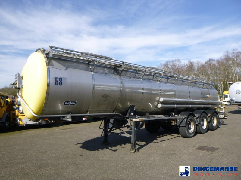 Van Hool Chemical tank inox 24 m3 / 1 comp - Tankauflieger: das Bild 1 Van Hool Chemical tank inox 24 m3 / 1 comp - Tankauflieger: das Bild 1