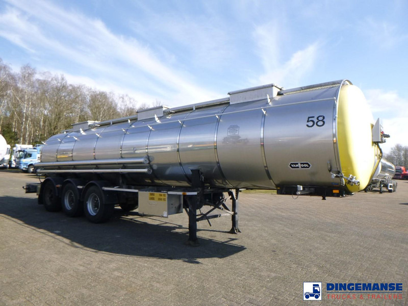 Van Hool Chemical tank inox 24 m3 / 1 comp - Tankauflieger: das Bild 2 Van Hool Chemical tank inox 24 m3 / 1 comp - Tankauflieger: das Bild 2