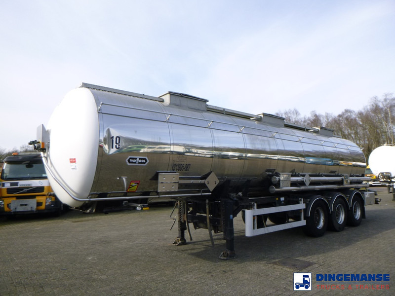 Van Hool Chemical tank inox 30 m3 / 1 comp - Tankauflieger: das Bild 1 Van Hool Chemical tank inox 30 m3 / 1 comp - Tankauflieger: das Bild 1