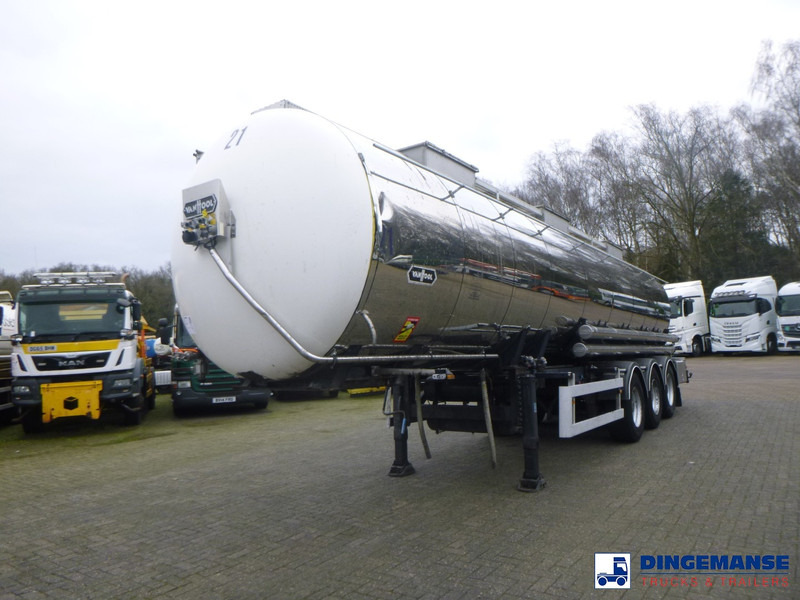 Van Hool Chemical tank inox 30 m3 / 3 comp - Tankauflieger: das Bild 1 Van Hool Chemical tank inox 30 m3 / 3 comp - Tankauflieger: das Bild 1