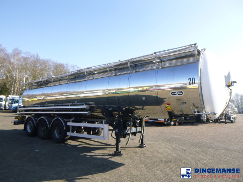 Van Hool Chemical tank inox 30 m3 / 3 comp - Tankauflieger: das Bild 2 Van Hool Chemical tank inox 30 m3 / 3 comp - Tankauflieger: das Bild 2