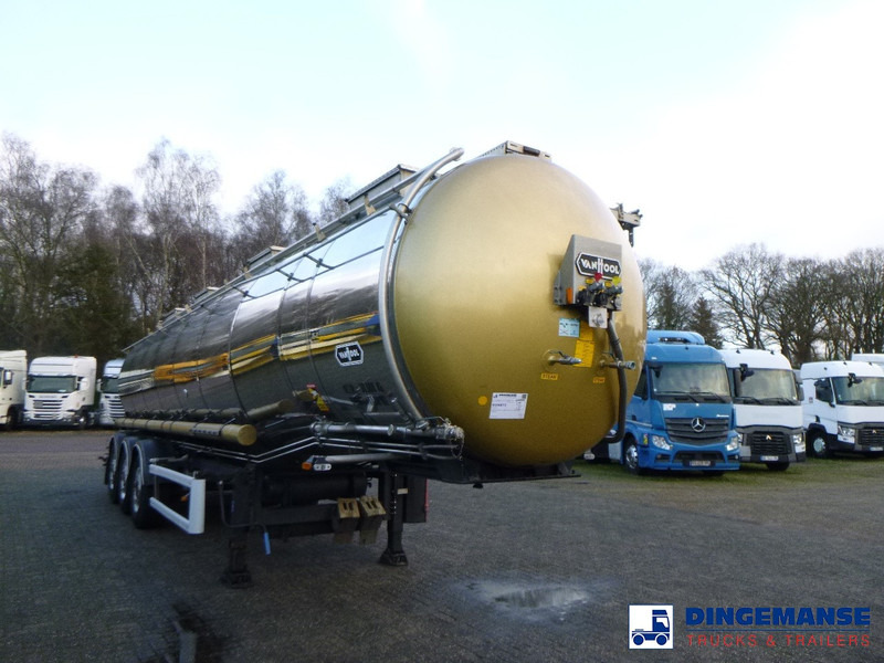 Van Hool Chemical tank inox L4BH 30 m3 / 1 comp / ADR 29/08/24 - Tankauflieger: das Bild 2 Van Hool Chemical tank inox L4BH 30 m3 / 1 comp / ADR 29/08/24 - Tankauflieger: das Bild 2
